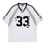 Short Sleeve Loose Streetwear Breathable T-Shirt for Men - MarkoFit