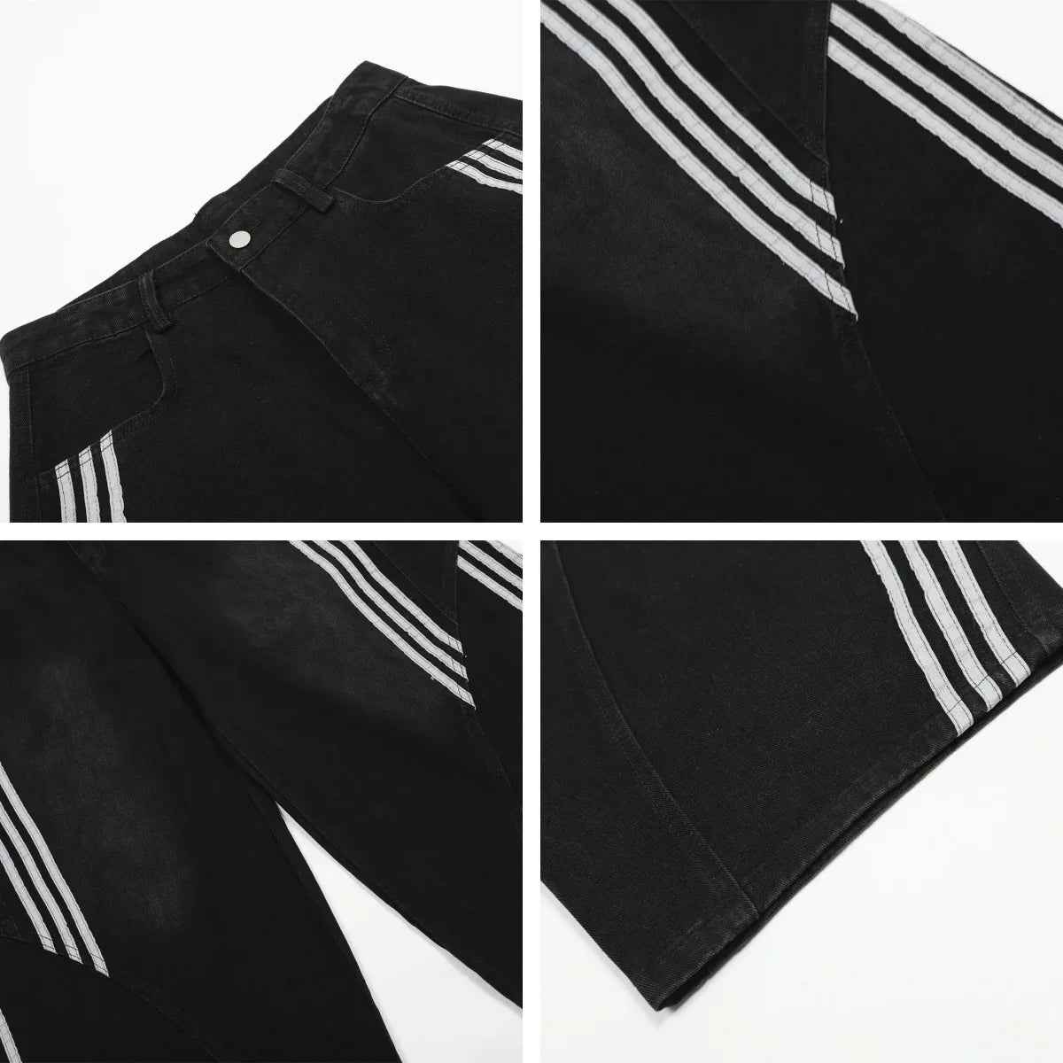 striped skinny jeans - MarkoFit