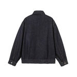 Turn-Down Collar Denim Jacket for Men - Trendy Loose Workwear Style, Ideal Winter Clothes for Women - MarkoFit