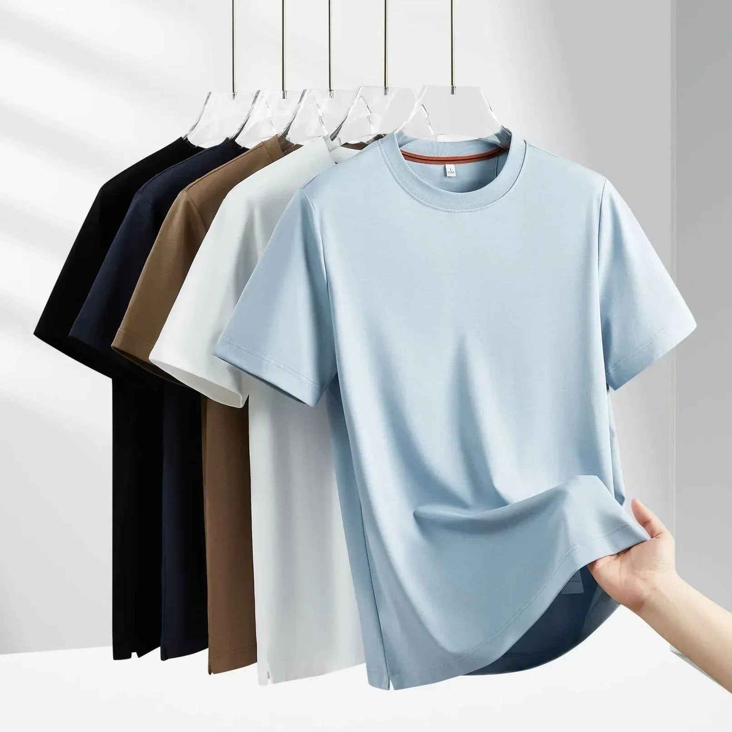Round neck T-shirt for men - MarkoFit