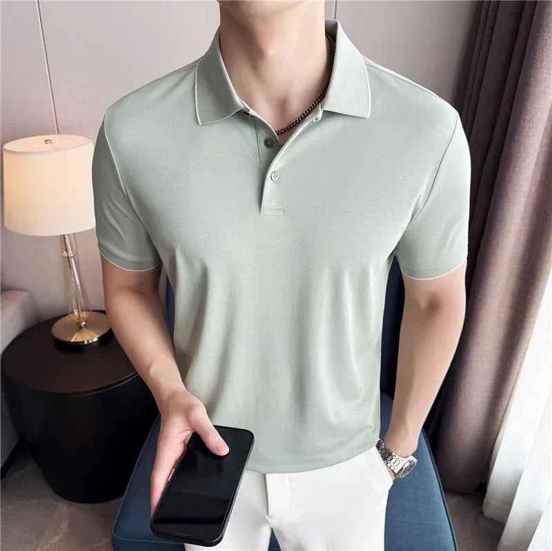 Short sleeved polo shirt for men T-shirt - MarkoFit