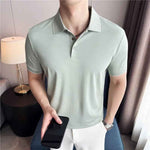 Short sleeved polo shirt for men T-shirt - MarkoFit