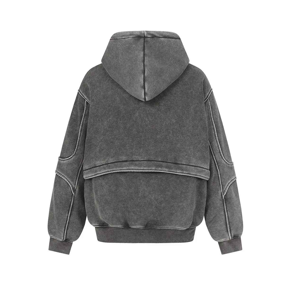 Washed hooded sweatshirt for men - MarkoFit