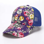 Small floral cloth peony cloth baseball cap cap duck bill hat - MarkoFit