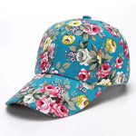Small floral cloth peony cloth baseball cap cap duck bill hat - MarkoFit