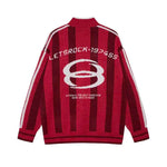 High neck striped sweater for men - MarkoFit