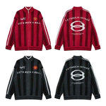 High neck striped sweater for men - MarkoFit