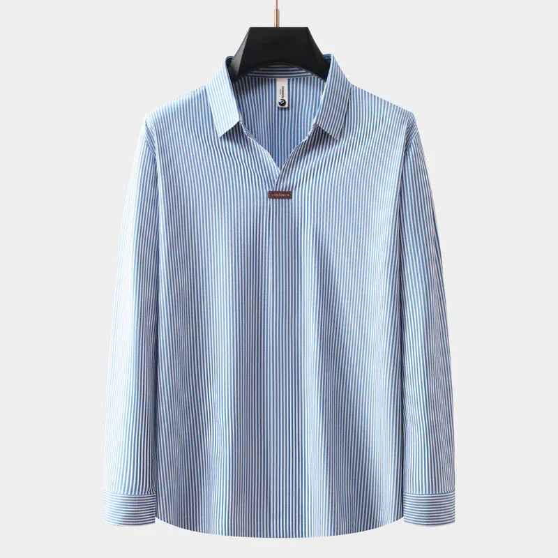 Long Sleeve Polo Shirt for Men - MarkoFit