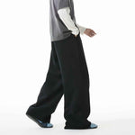 Side panel straight leg casual pants for men - MarkoFit