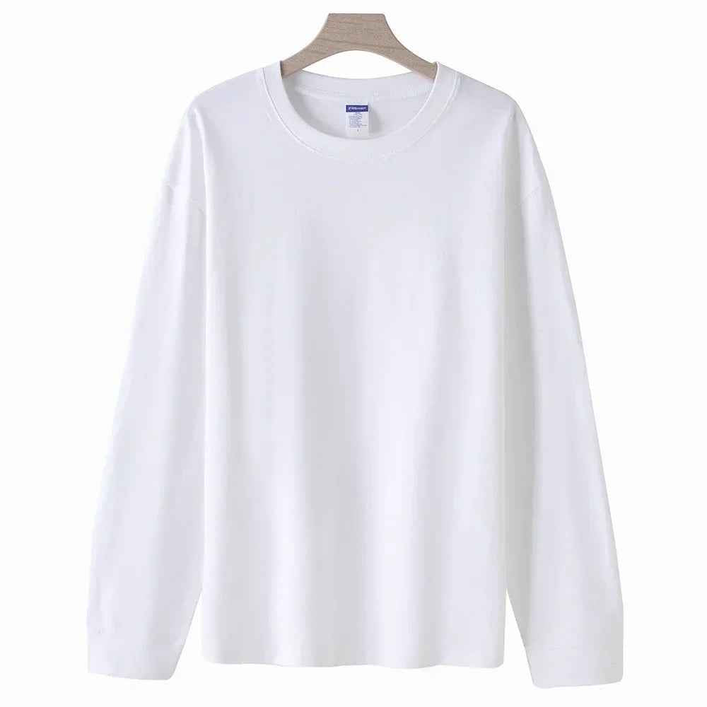 Men's Universal Cotton Pullover - Solid Long Sleeve Knit Sweater - MarkoFit