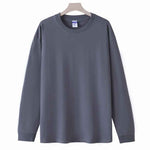 Men's Universal Cotton Pullover - Solid Long Sleeve Knit Sweater - MarkoFit