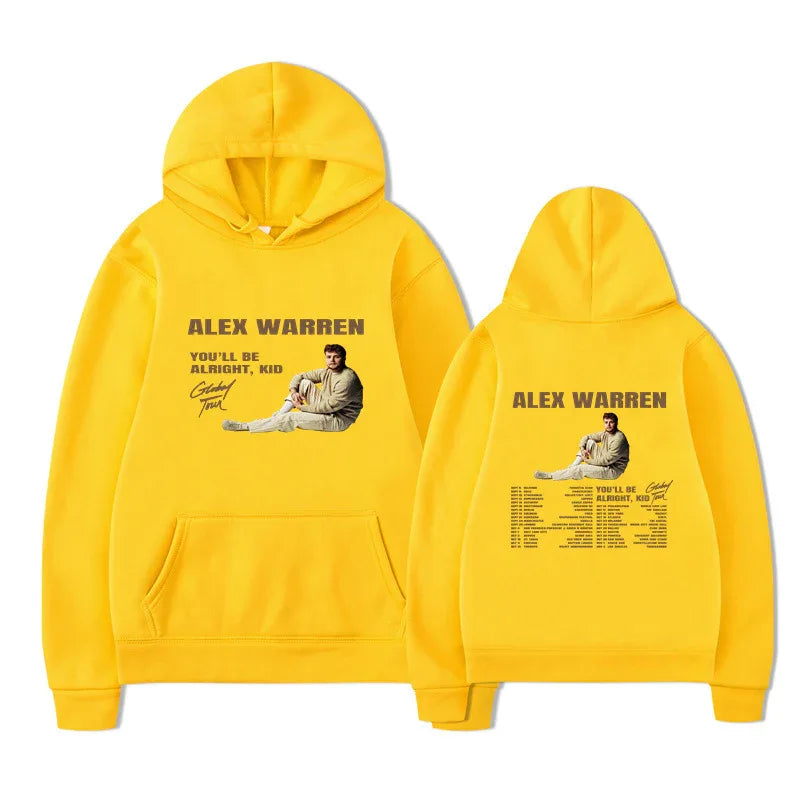 You'll Be Alright Kid Alex Warren Hoodies Men Clothes Winter - MarkoFit