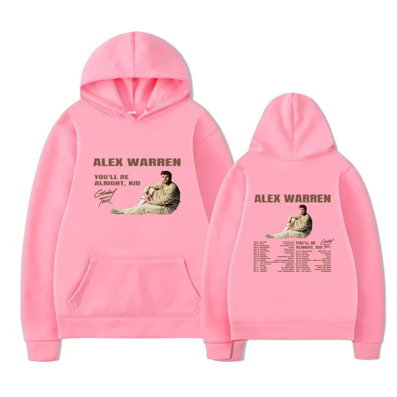 You'll Be Alright Kid Alex Warren Hoodies Men Clothes Winter - MarkoFit