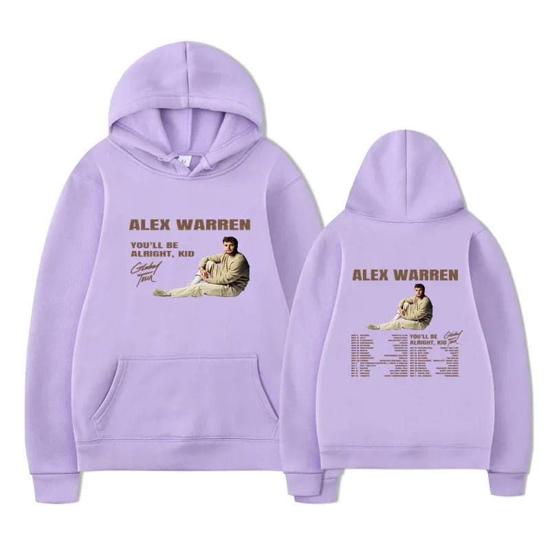 You'll Be Alright Kid Alex Warren Hoodies Men Clothes Winter - MarkoFit