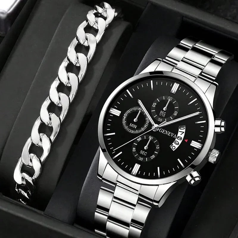 Fashion Men Luxury Calendar Quartz Wrist Watch