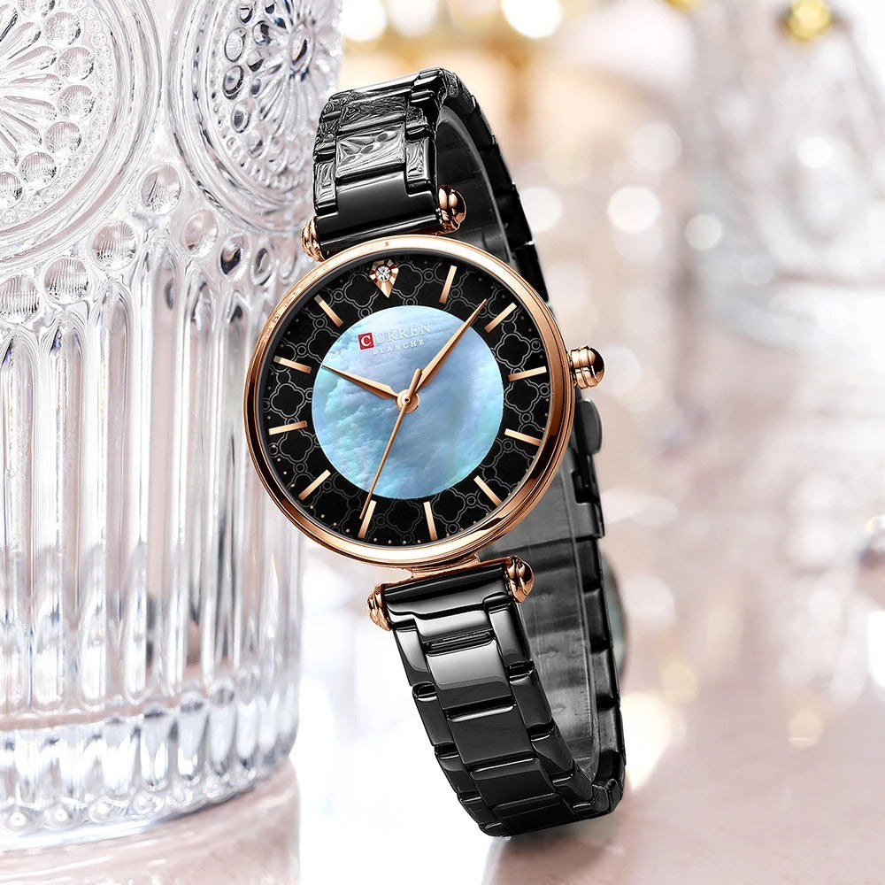 Steel Women Bracelet Watches Female Waterproof Clocks Relogio