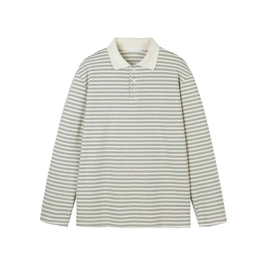 Long Sleeve Polo Shirt Unisex Relaxed Fit with Turn-down Collar - Perfect Winter Clothes for Women - MarkoFit