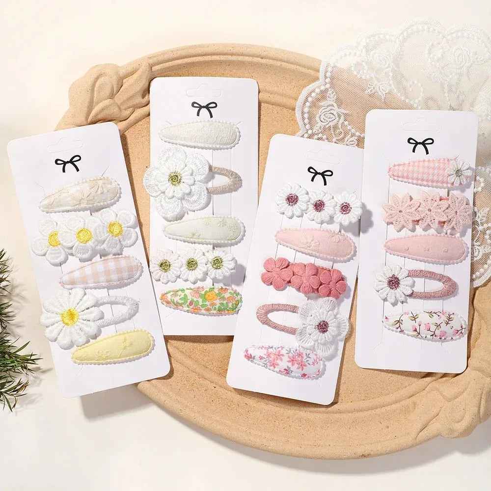 5Pcs BB Clips Set for Children Hair Accessories Sweet Hair bangs - MarkoFit