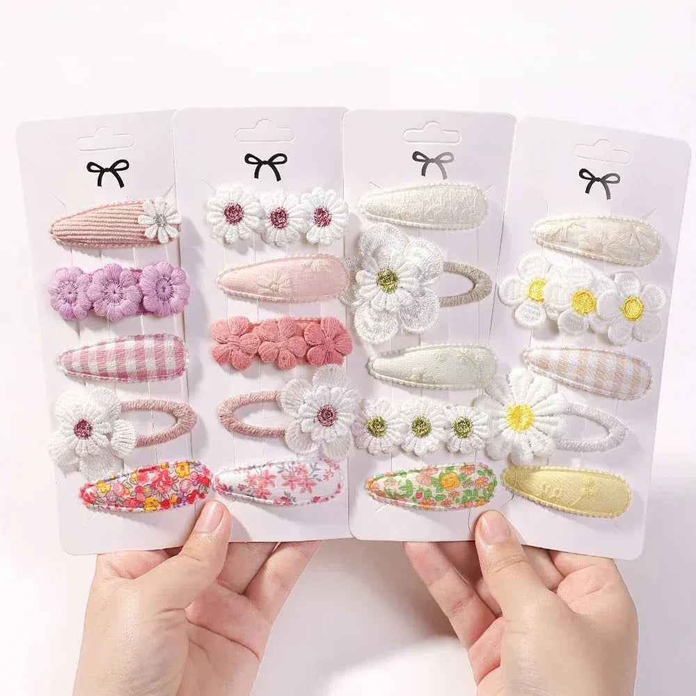 5Pcs BB Clips Set for Children Hair Accessories Sweet Hair bangs - MarkoFit
