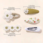 5Pcs BB Clips Set for Children Hair Accessories Sweet Hair bangs - MarkoFit