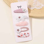 5Pcs BB Clips Set for Children Hair Accessories Sweet Hair bangs - MarkoFit