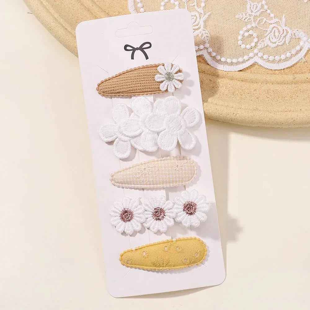 5Pcs BB Clips Set for Children Hair Accessories Sweet Hair bangs - MarkoFit