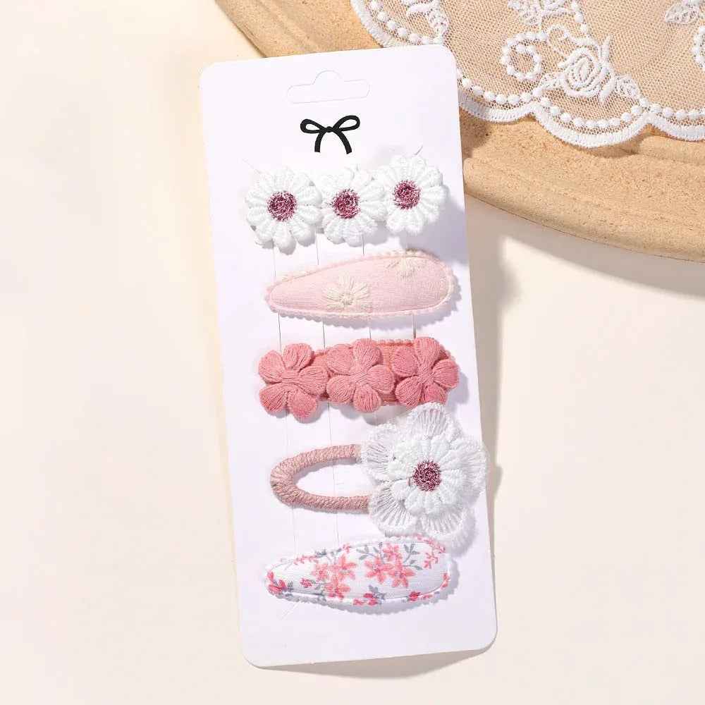 5Pcs BB Clips Set for Children Hair Accessories Sweet Hair bangs - MarkoFit