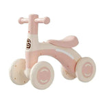 Anti-Tip Baby Balance Bike Ages 1-3 4-Wheel Silent Glider Walker Toy - MarkoFit