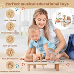 Baby Educational Toys Wooden Aeolian Bells Montessori Children's - MarkoFit