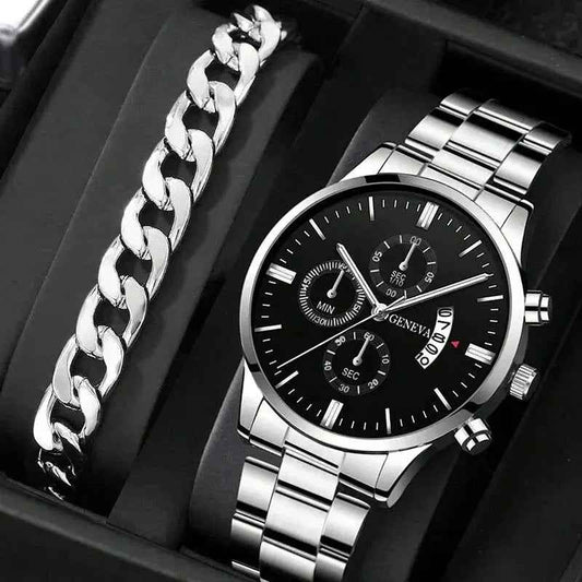 Fashion Men Luxury Calendar Quartz Wrist Watch - MarkoFit