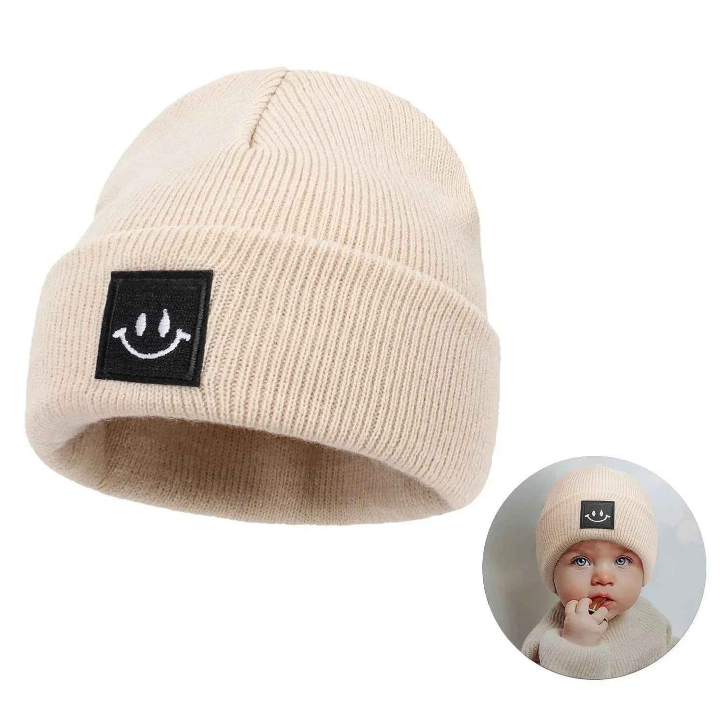 Kids Autumn Winter Hats for Newborn Crochet Beanie Toddler Boy - MarkoFit