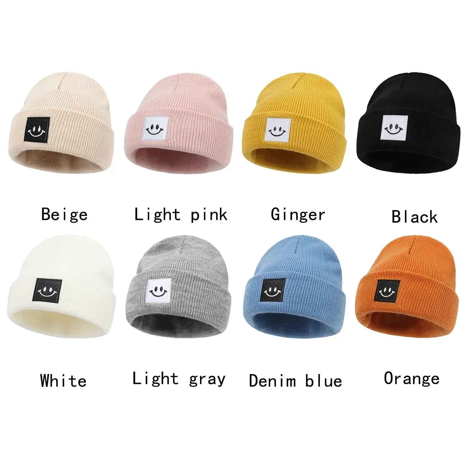 Kids Autumn Winter Hats for Newborn Crochet Beanie Toddler Boy - MarkoFit