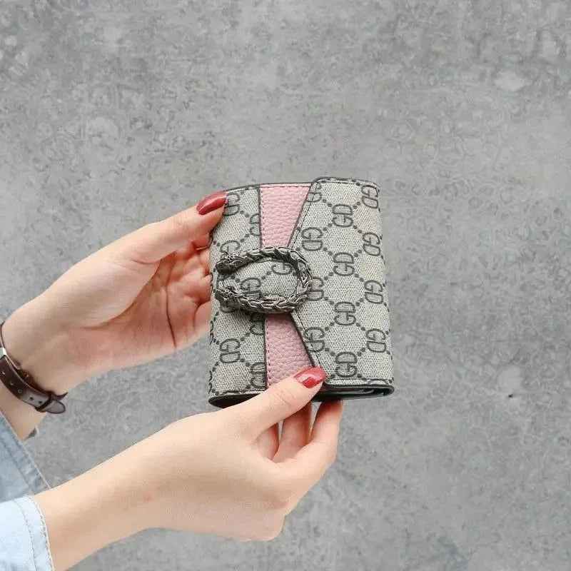 New Style Women's Short Wallet Female Student Three-Fold - MarkoFit