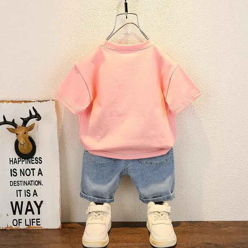 New Summer Baby Boy Kids Clothes Children Clothing Suit Tops - MarkoFit