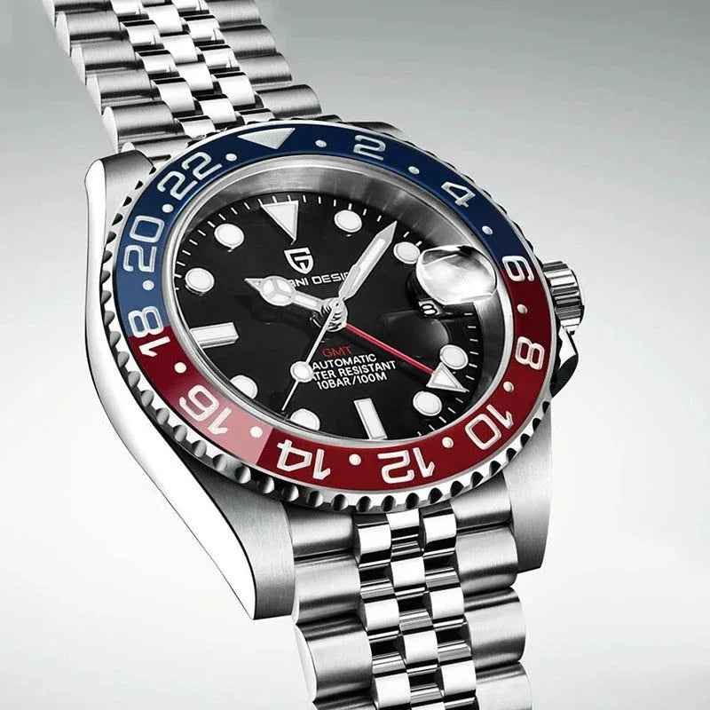 PAGANI DESIGN PD-1662 Luxury GMT Men Mechanical Wristwatch - MarkoFit