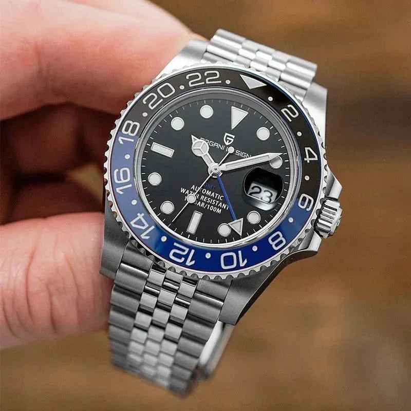 PAGANI DESIGN PD-1662 Luxury GMT Men Mechanical Wristwatch - MarkoFit